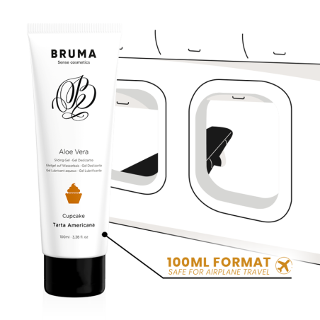 BRUMA - GEL DESLIZANTE CON ALOE VERA SABOR A TARTA AMERICANA 100 ML BRUMA
