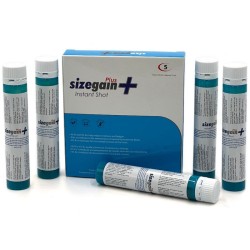 500 COSMETICS - SIZEGAIN PLUS INSTANT SHOT VIGORIZANTE MASCULINO 5 UNIDADES 500COSMETICS