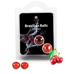 SECRETPLAY - BRAZILIAN BALLS CEREZA SET 2 BOLAS SECRETPLAY COSMETIC