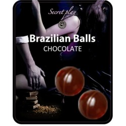 SECRETPLAY - BRAZILIAN BALLS CHOCOLATE SET 2 BOLAS SECRETPLAY COSMETIC