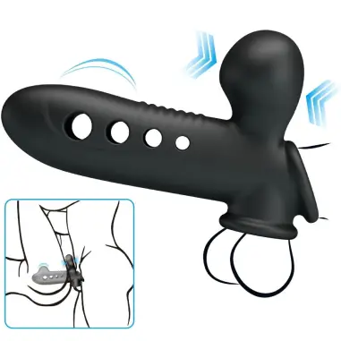 Crane Funda para Pene con Airbag Negro | Pretty Love