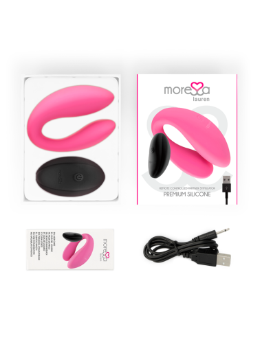 MORESSA - LAUREN CONTROL REMOTO ESTIMULADOR PARA PAREJAS 