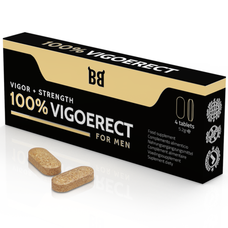 BLACK BULL - 100% VIGOERECT POTENCIADOR PARA HOMBRE 4 CÁPSULAS BLACK BULL