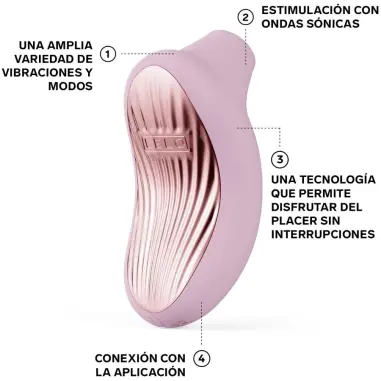 Sona 3 Cruise Masajeador Sónico de Clítoris Rosa | LELO