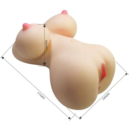 Fiona Torso Femenino Realista Vagina y Anal 7.1 kg