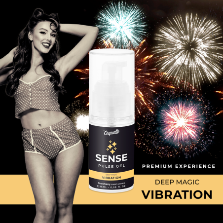 COQUETTE CHIC DESIRE - PULSE GEL FRESA VIBRACIÓN LIQUIDA PREMIUM 15ML COQUETTE COSMETICS