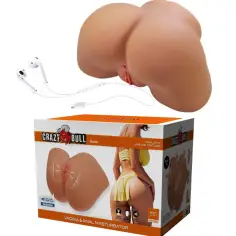 CRAZY BULL - ILANA TRASERO FEMENINO REALISTA VIBRADOR & SUCCIONADOR CON SONIDO 6.8 KG 2