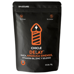 WUG SEX SENSE - DELAY CHICLE RETARDANTE EYACULACIÓN 10 UNIDADES WUG SEX SENSE