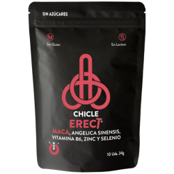 WUG SEX SENSE - ERECT CHICLE POTENCIADOR ERECCIÓN 10 UNIDADES WUG SEX SENSE