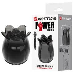 PRETTY LOVE - SECRET GARDEN CABEZAL MASAJEADOR NEGRO 2