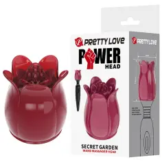 PRETTY LOVE - SECRET GARDEN CABEZAL MASAJEADOR ROSA 2