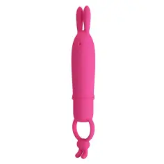 PRETTY LOVE - DELIA VIBRADOR RABBIT CON ANILLO DE SUJECIÓN