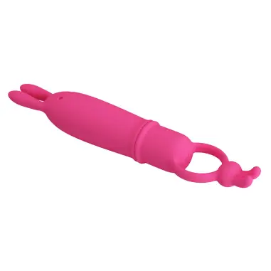 Delia Vibrador Rabbit con Anillo de Sujeción | Pretty Love