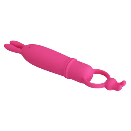 Delia Vibrador Rabbit con Anillo de Sujeción | Pretty Love