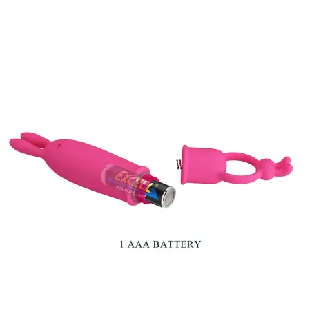 Delia Vibrador Rabbit con Anillo de Sujeción | Pretty Love