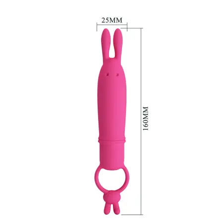Delia Vibrador Rabbit con Anillo de Sujeción | Pretty Love