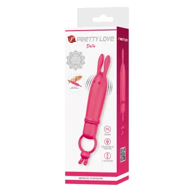 Delia Vibrador Rabbit con Anillo de Sujeción | Pretty Love