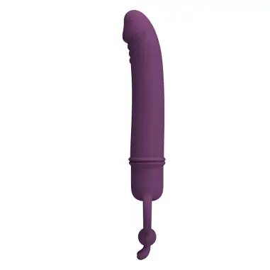 Cora Vibrador Forma Pene con Anillo de Sujeción - Sumergible