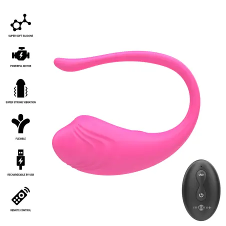 Olivia Huevo Vibrador Rosa Control Remoto | Intense