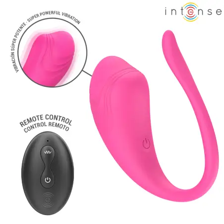 Olivia Huevo Vibrador Rosa Control Remoto | Intense