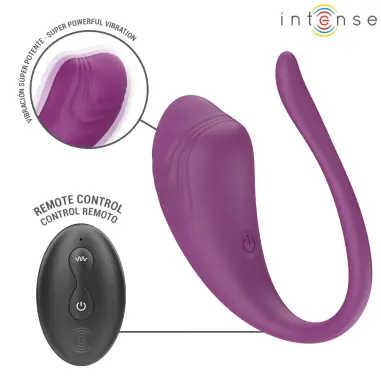 Olivia Huevo Vibrador Morado Control Remoto | Intense
