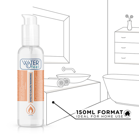 WATERFEEL - LUBRICANTE EFECTO CALOR 150 ML WATERFEEL