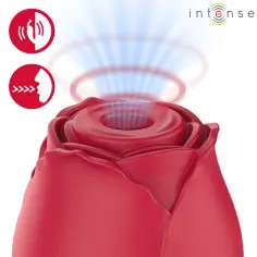 INTENSE - CAMELLIA ROSA SUCCIONADOR DE CLÍTORIS POR ONDAS BURDEOS 2