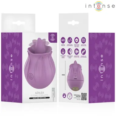 Azalea Flor Estimulador Lengua Base Magnética | Intense