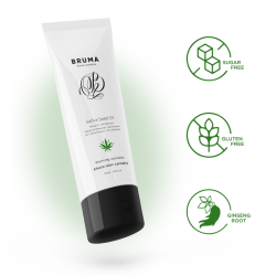 BRUMA - GEL DESLIZANTE CON ACEITE DE SEMILLA EFECTO CALOR SABOR CANNABIS 100 ML BRUMA 2