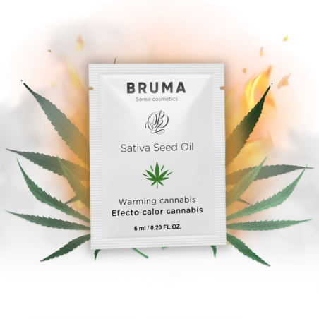 BRUMA - 6 ML GEL DESLIZANTE CON ACEITE DE SEMILLA EFECTO CALOR SABOR CANNABIS BRUMA