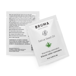 BRUMA - 6 ML GEL DESLIZANTE CON ACEITE DE SEMILLA EFECTO CALOR SABOR CANNABIS BRUMA 2