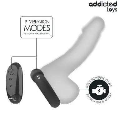 Anillo Pene Vibrador Efecto Calor Control Remoto - 9 Modos