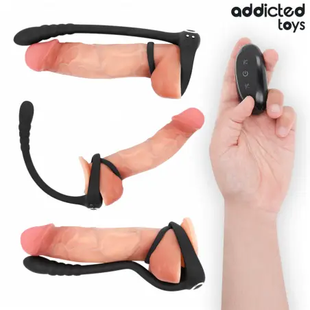 Anillo Pene Vibrador Punto·p Control Remoto | Addicted Toys
