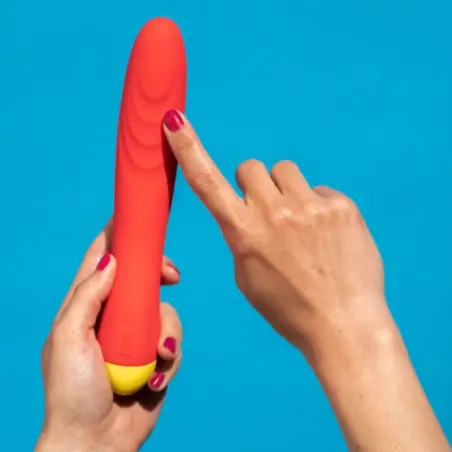 Hype Vibrador Punto G Multifunción Rojo - Recargable | ROMP