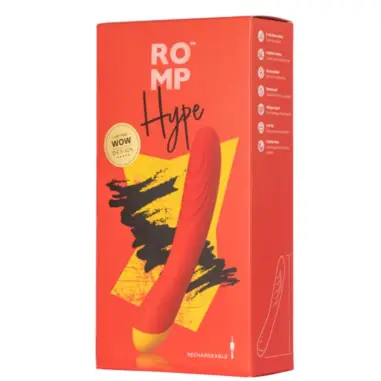 Hype Vibrador Punto G Multifunción Rojo - Recargable | ROMP
