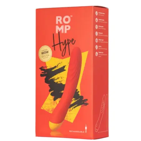 Hype Vibrador Punto G Multifunción Rojo - Recargable | ROMP