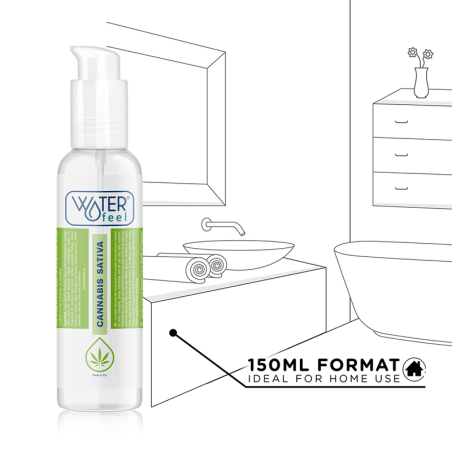 WATERFEEL - LUBRICANTE CANNABIS 150 ML WATERFEEL