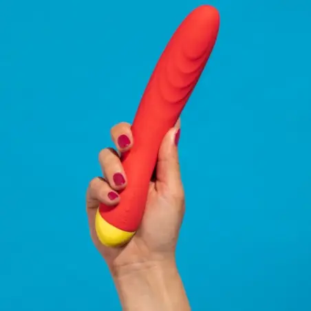 Hype Vibrador Punto G Multifunción Rojo - Recargable | ROMP