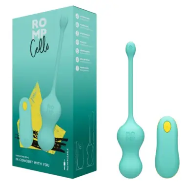 Cello Huevo Vibrador Multifunción Turquesa Control Remoto