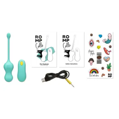 Cello Huevo Vibrador Multifunción Turquesa Control Remoto