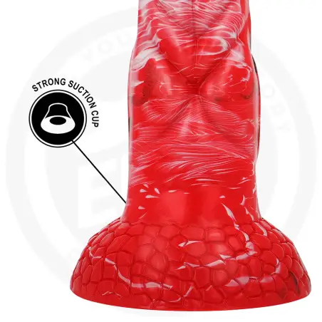 Epic Agnis Dildo Fuego Carmesí - Diseño Ergonómico