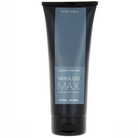 MIXGLISS - MAX LUBRICANTE ANAL BASE AGUA NATURAL 70 ML MIXGLISS