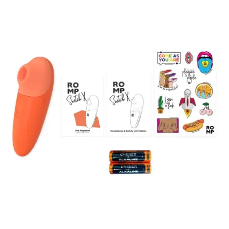 Switch X Estimulador de Clítoris 6 Niveles Naranja | ROMP