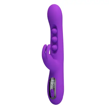 Sabien Vibrador Rabbit con Estimulación por Golpeteos y LED
