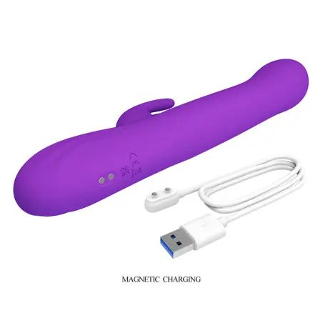 Sabien Vibrador Rabbit con Estimulación por Golpeteos y LED
