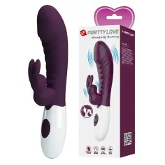 PRETTY LOVE - NAUGHTY BUNNY VIBRADOR RABBIT 30 FUNCIONES MORADO 2