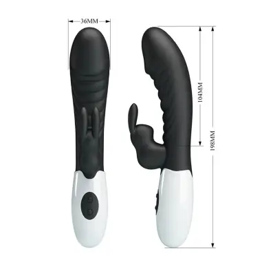 Naughty Bunny Vibrador Rabbit 30 Funciones Negro