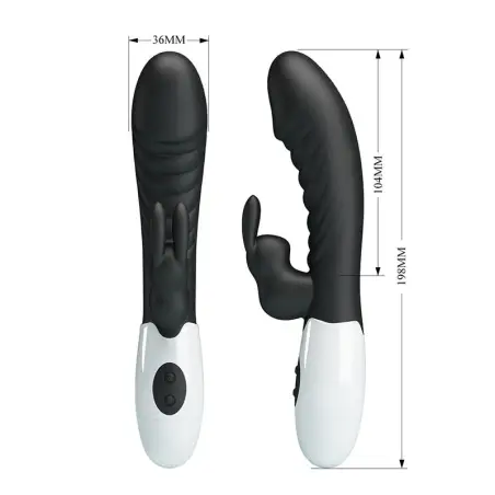 Naughty Bunny Vibrador Rabbit 30 Funciones Negro