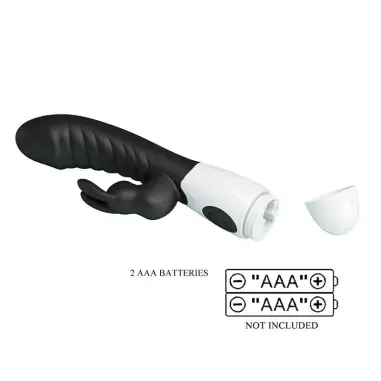 Naughty Bunny Vibrador Rabbit 30 Funciones Negro