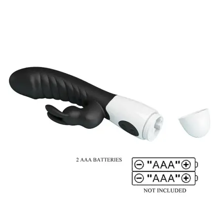 Naughty Bunny Vibrador Rabbit 30 Funciones Negro